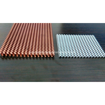 Heat Transfer Copper Staggered Fins